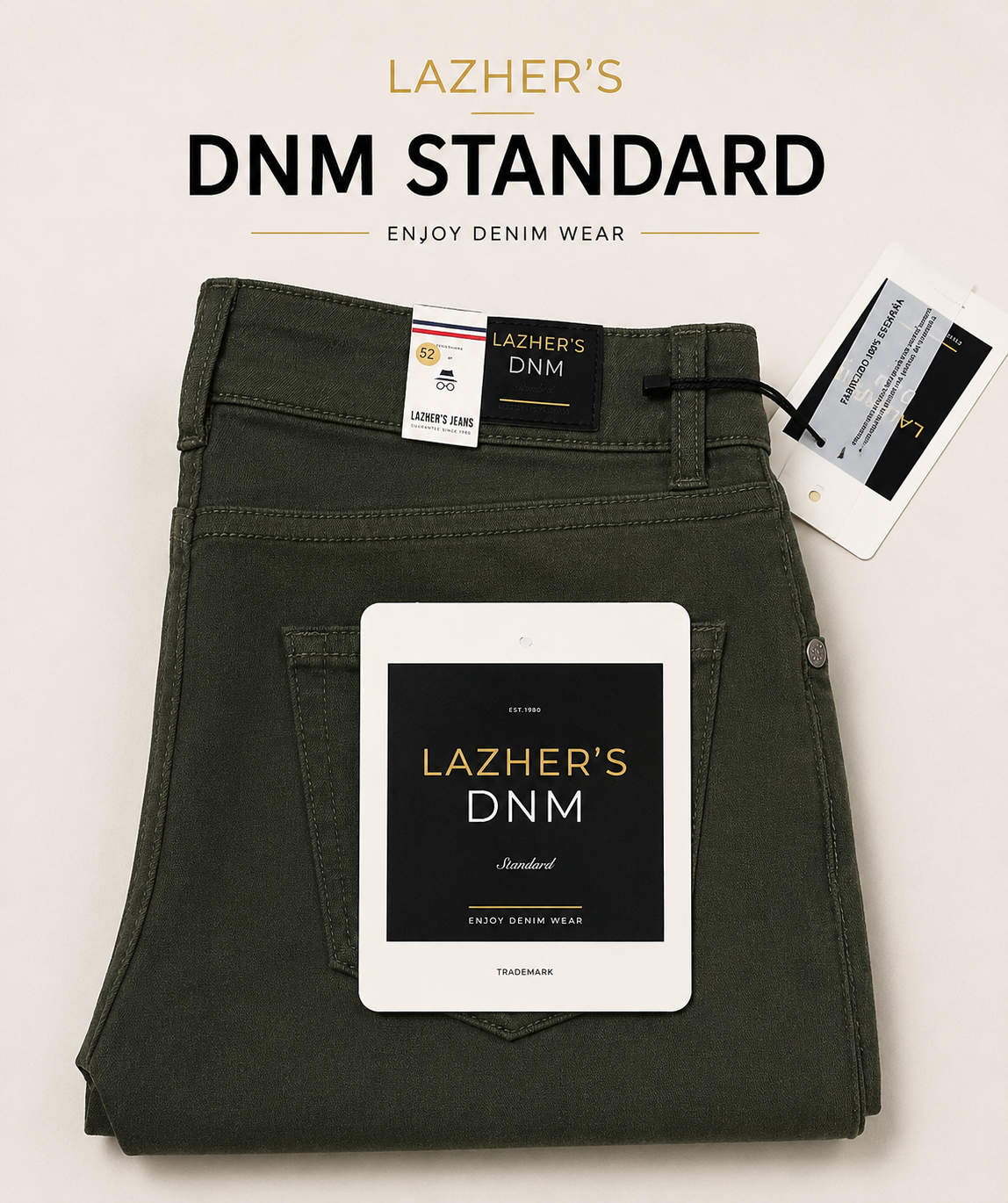 Pantalón mujer Lazher's verde caza