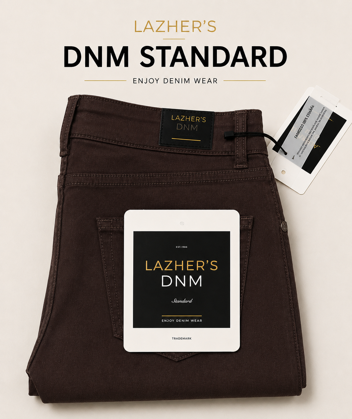 Pantalón mujer Lazher's marrón