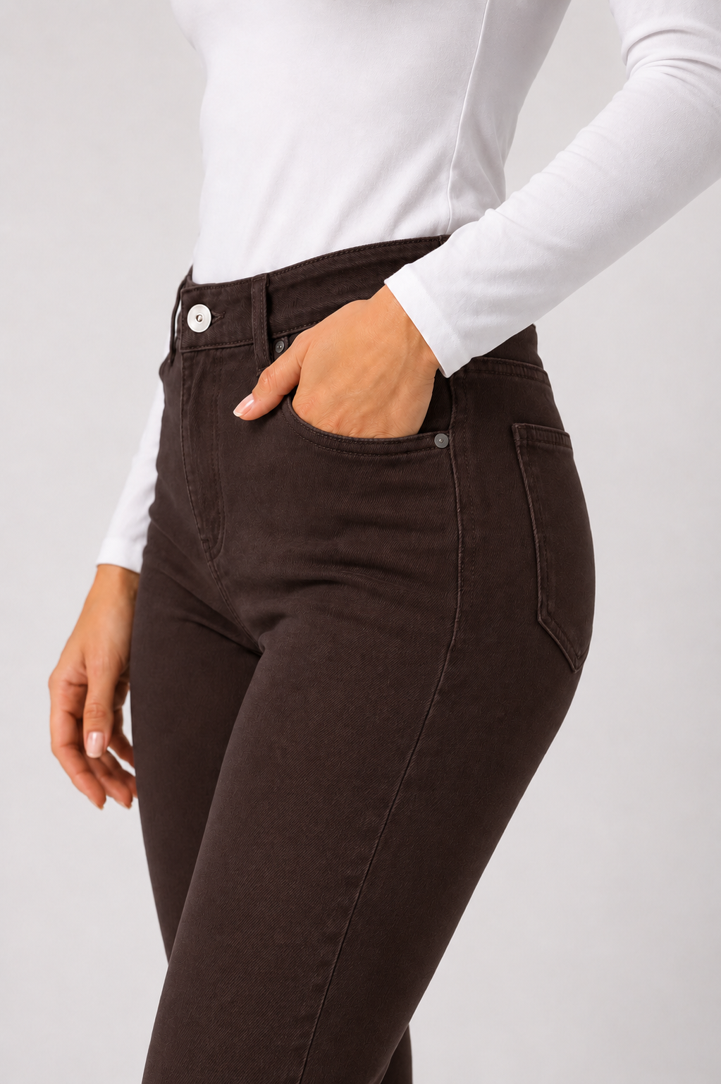Pantalón mujer Lazher's marrón
