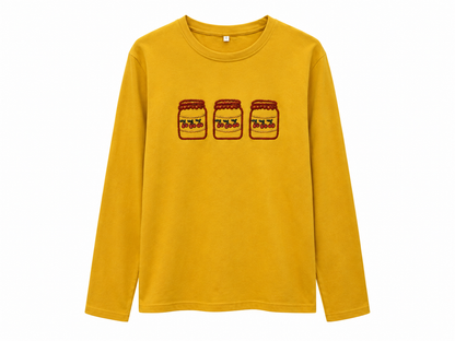Camiseta manga larga cerezas