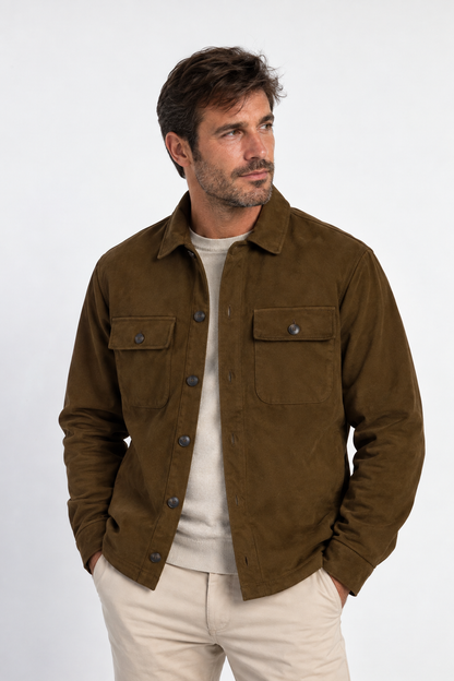 Sobrecamisa Boston antelina smart café