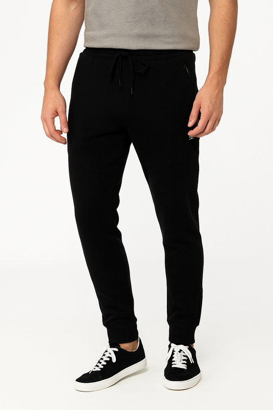 Pantalón de chándal cremallera negro