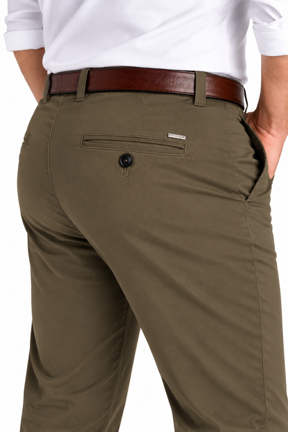 Pantalón chino modelo "Docke" marrón