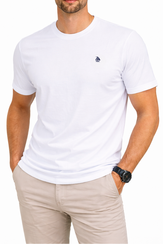 Camiseta blanco manga corta