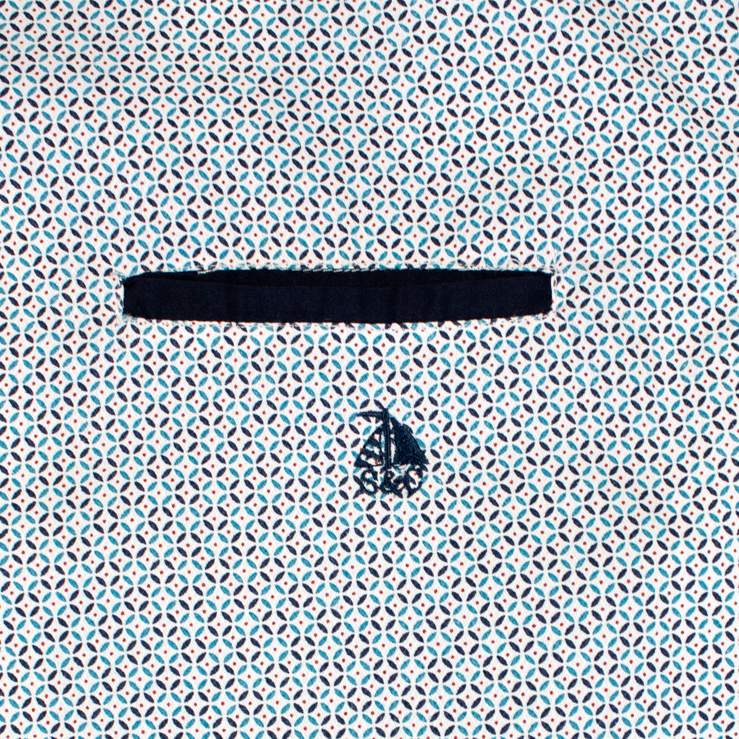 Conjunto camisa estampado marino con bermudas marino