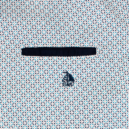 Conjunto camisa estampado marino con bermudas marino
