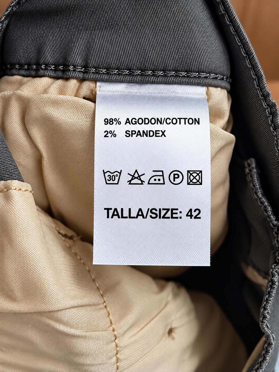 Pantalón chino Cargo Azul Marino