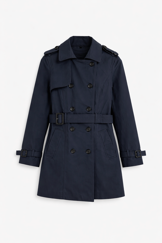 Gabardina Azul marino