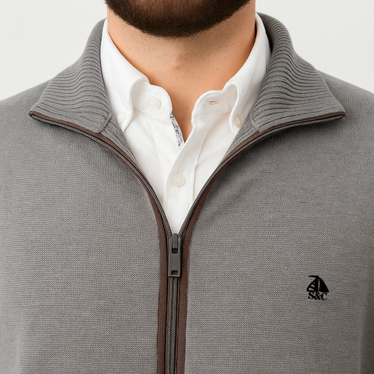 Chaqueta cerrojillo gris