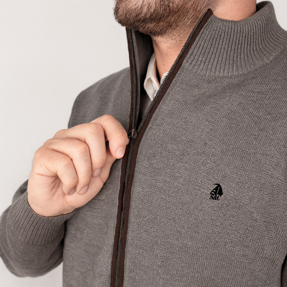 Chaqueta cerrojillo gris