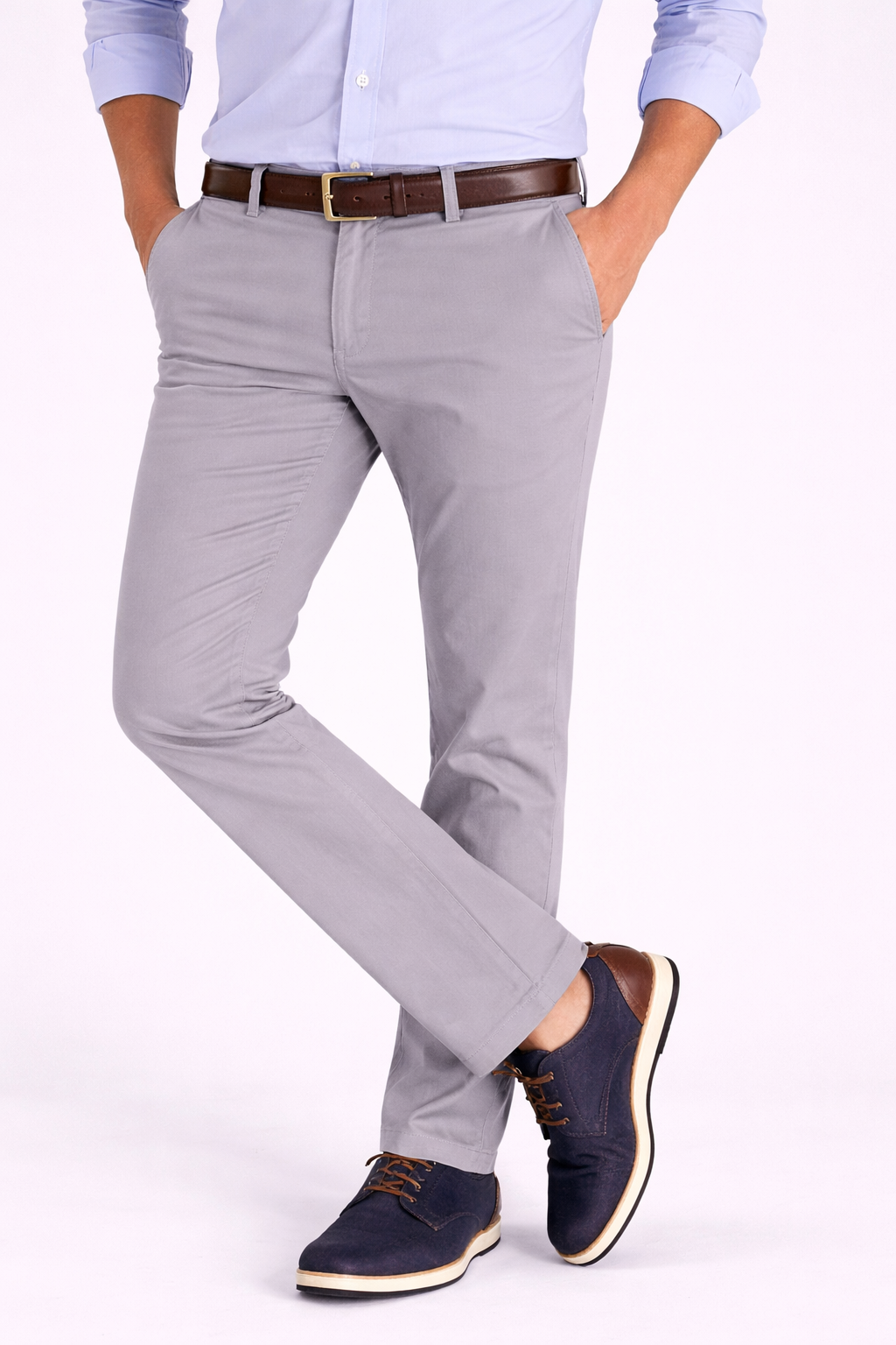 Pantalón chino modelo "Docke" Gris