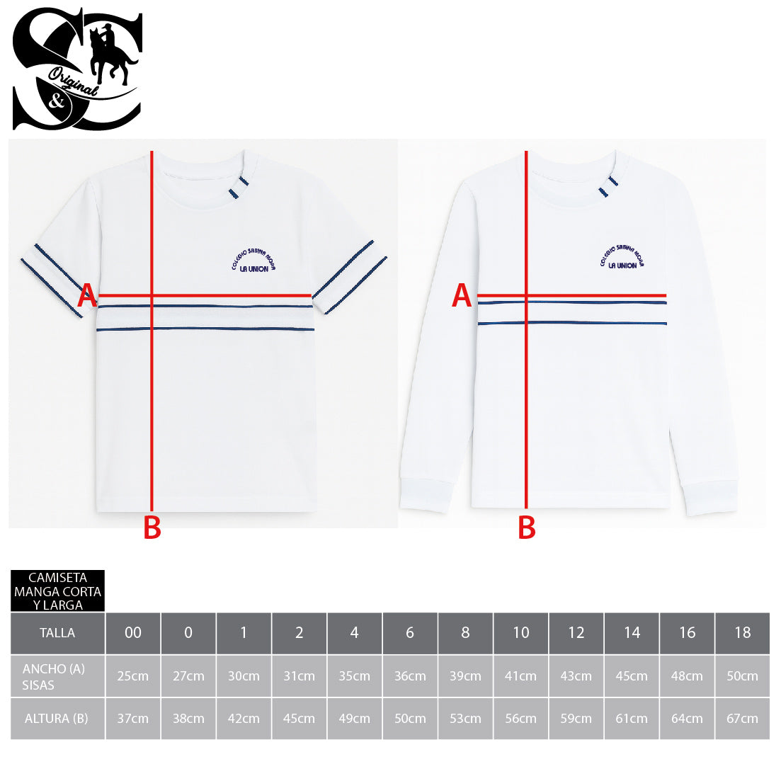 Camiseta unisex blanca manga larga