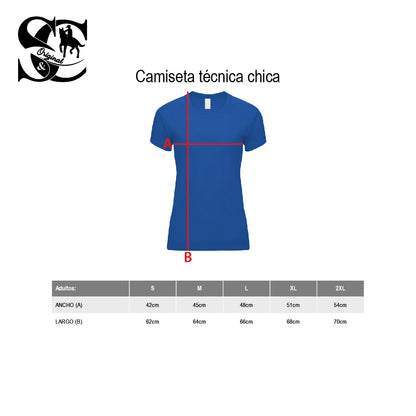Camiseta técnica de chica