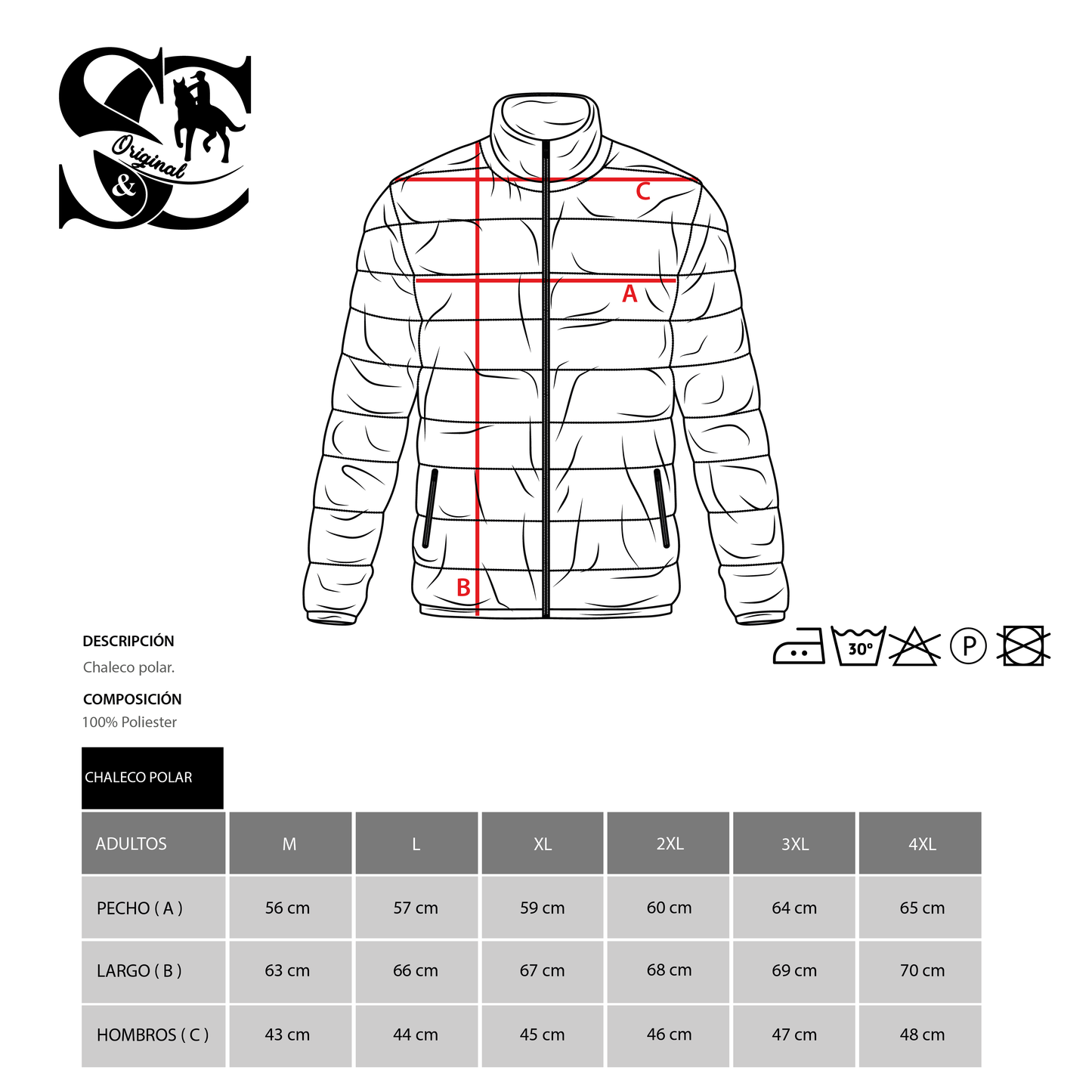 Chaqueta acolchada kaki