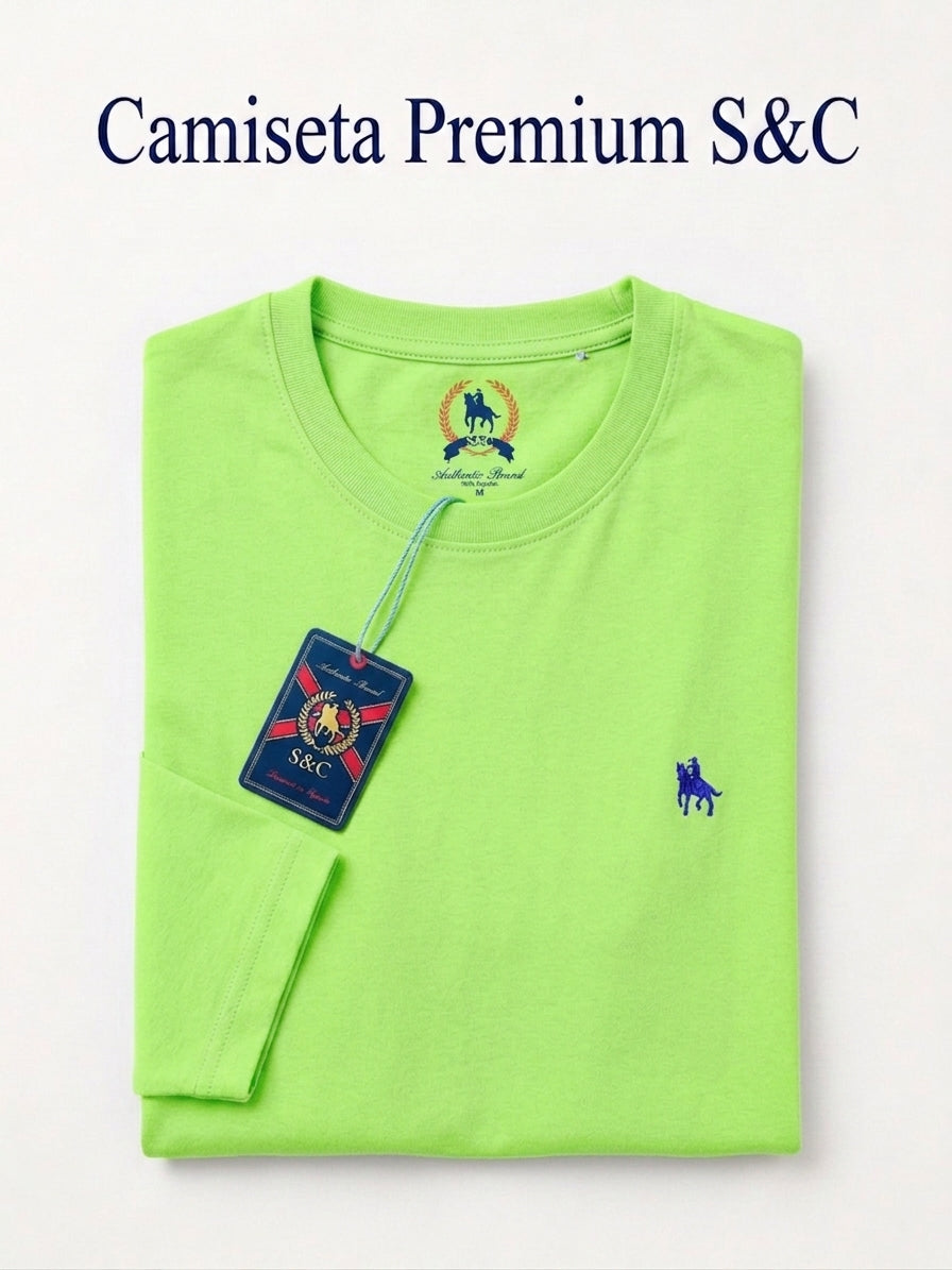 Camiseta Manga Larga Verde Oasis