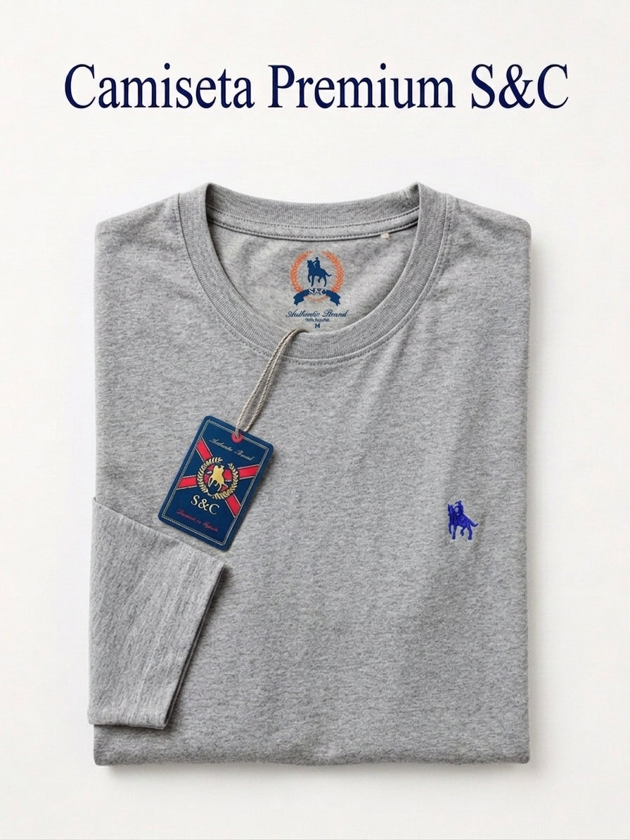Camiseta Manga Larga Gris Vigoré