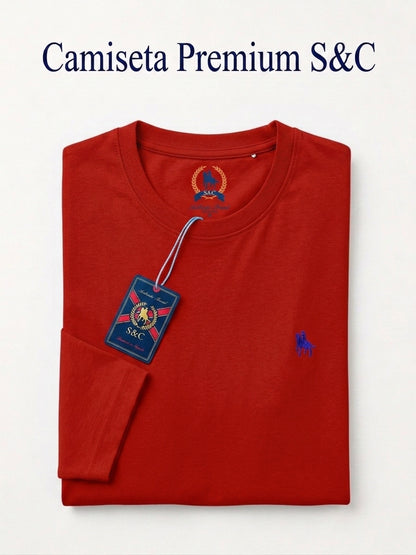 Camiseta Manga Larga Rojo