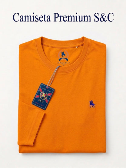 Camiseta Manga Larga Naranja