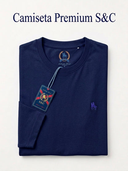Camiseta Manga Larga Marino