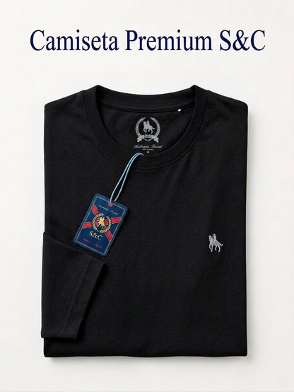 Camiseta Manga Larga Negro