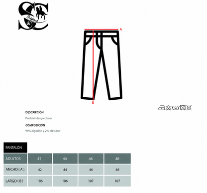 Pantalón chino Cargo Kaki