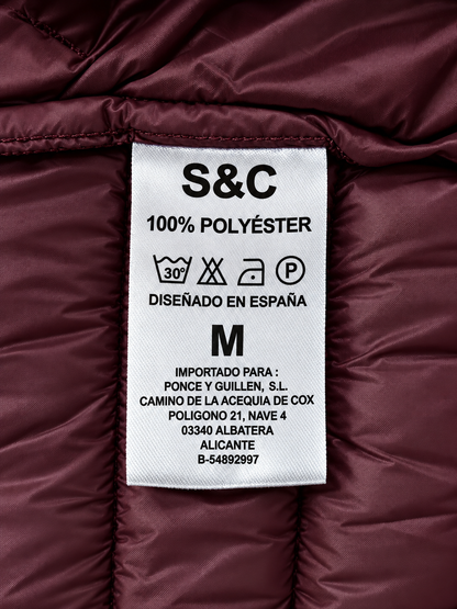 Chaleco LETUR acolchado de hombre Negro