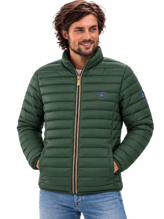 Chaqueta LETUR acolchada de hombre Verde Botella