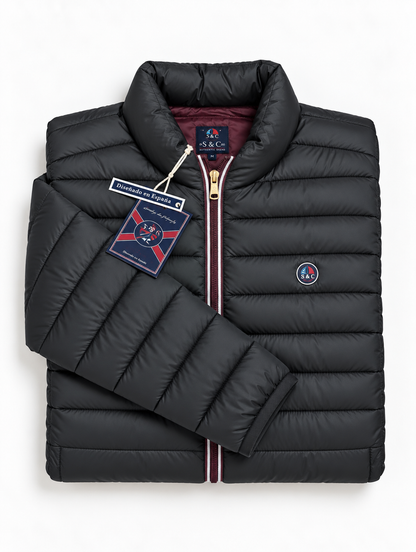 Chaqueta LETUR acolchada de hombre Negro