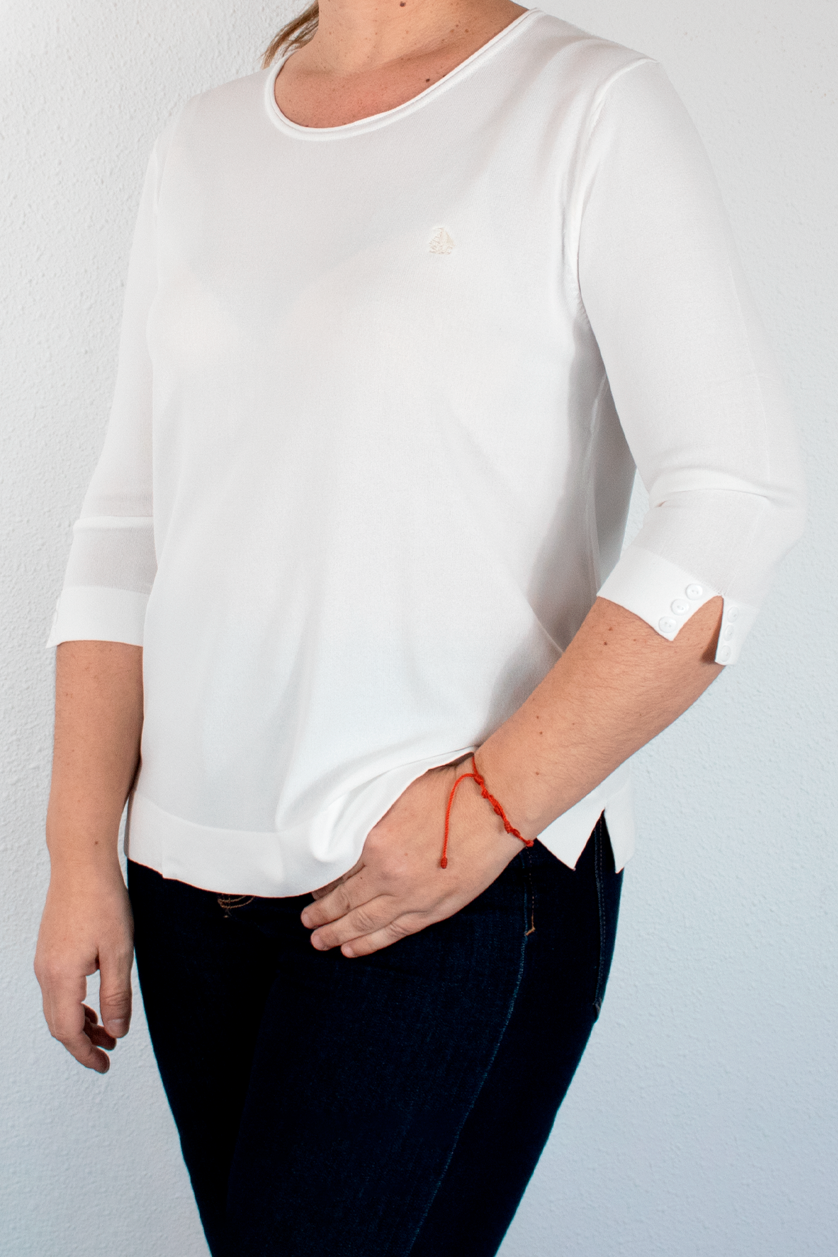 Jersey hilo frío blanco