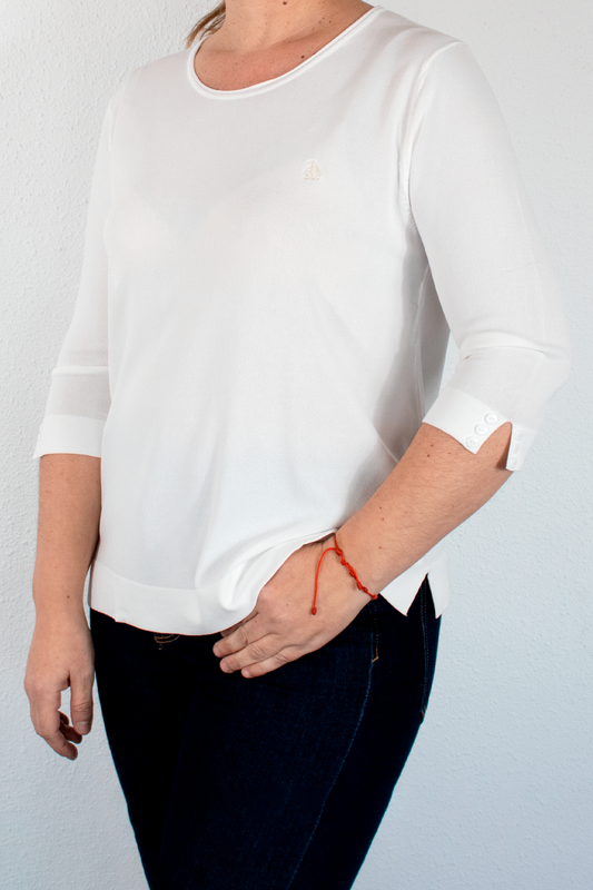 Jersey hilo frío blanco