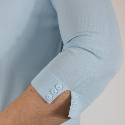 Jersey hilo frío celeste