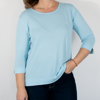 Jersey hilo frío celeste
