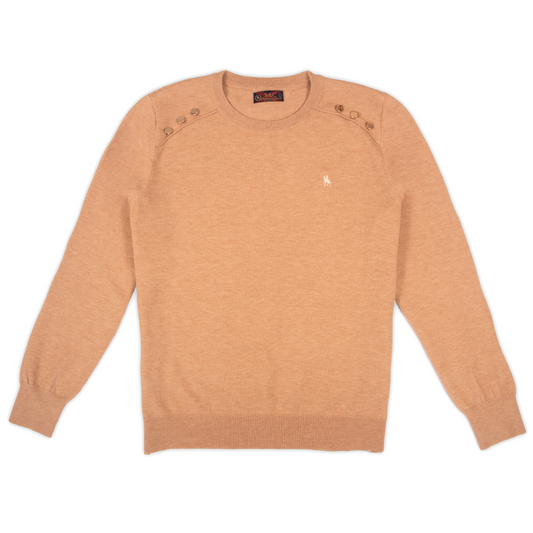 Jersey de Mujer Beige Chapas