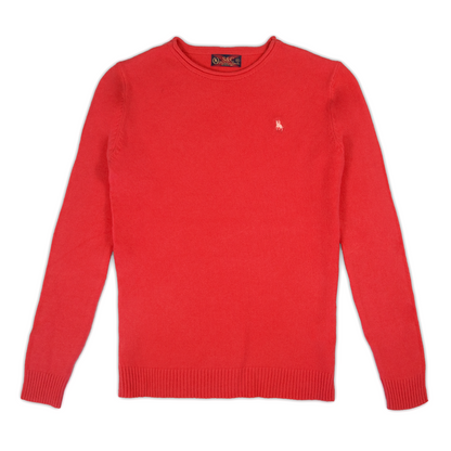 Jersey de Mujer Cuello Redondo Rojo