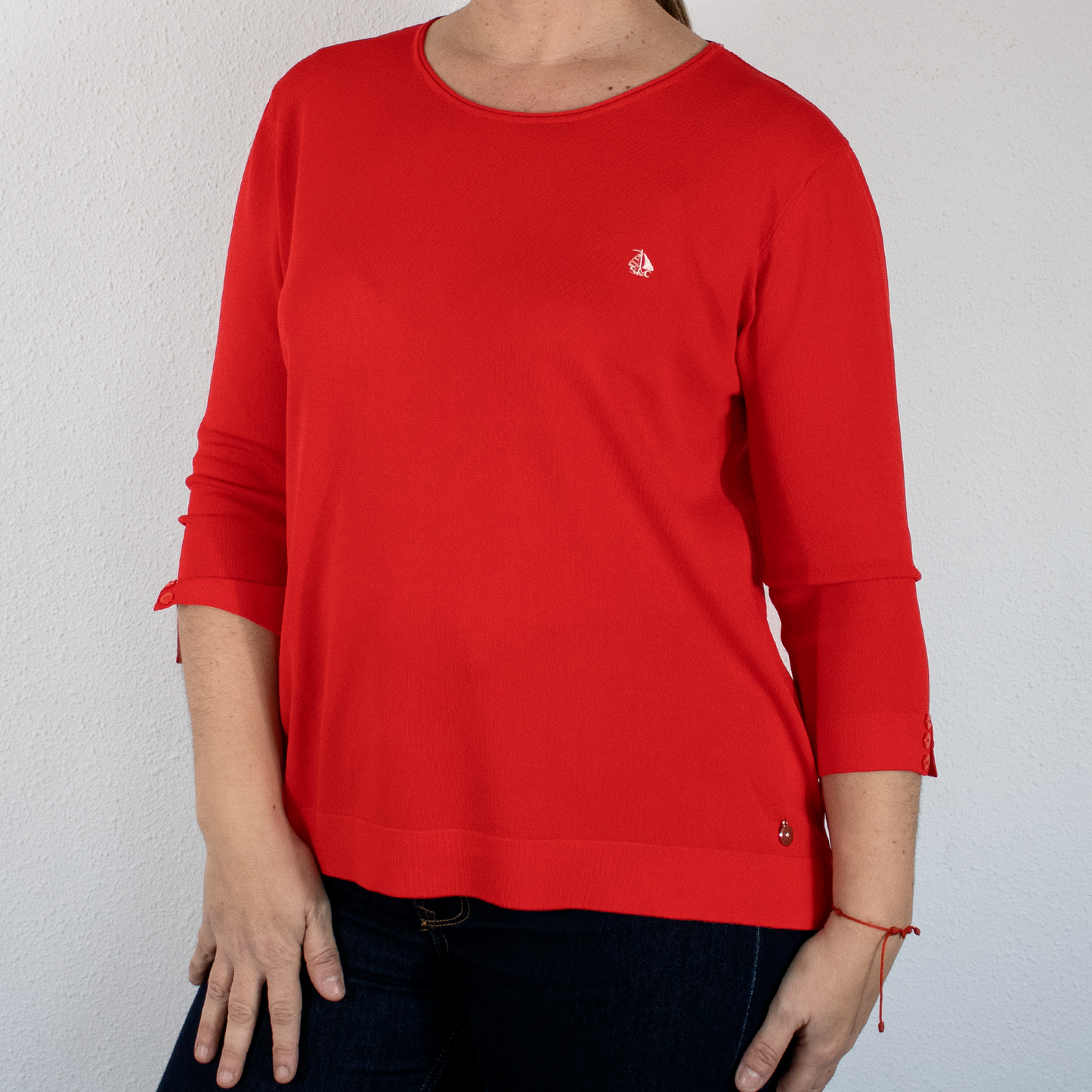 Jersey hilo frío rojo