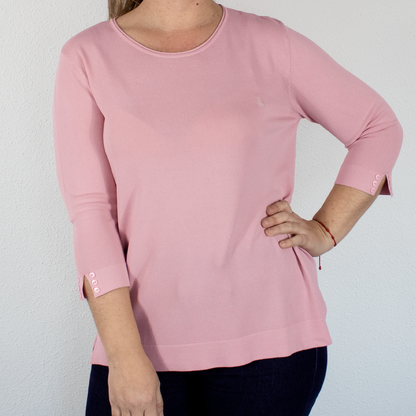 Jersey hilo frío rosa