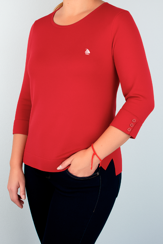 Jersey hilo frío rojo