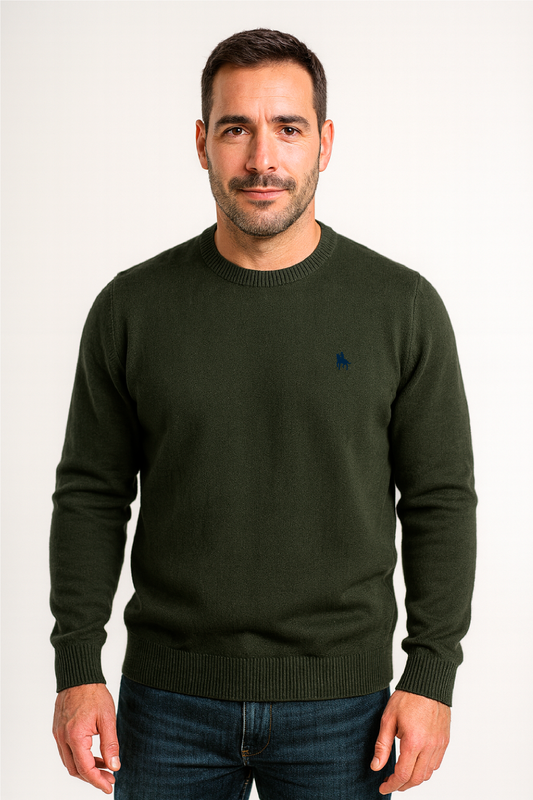 Jersey Hombre Punto Kaki Mirabbo