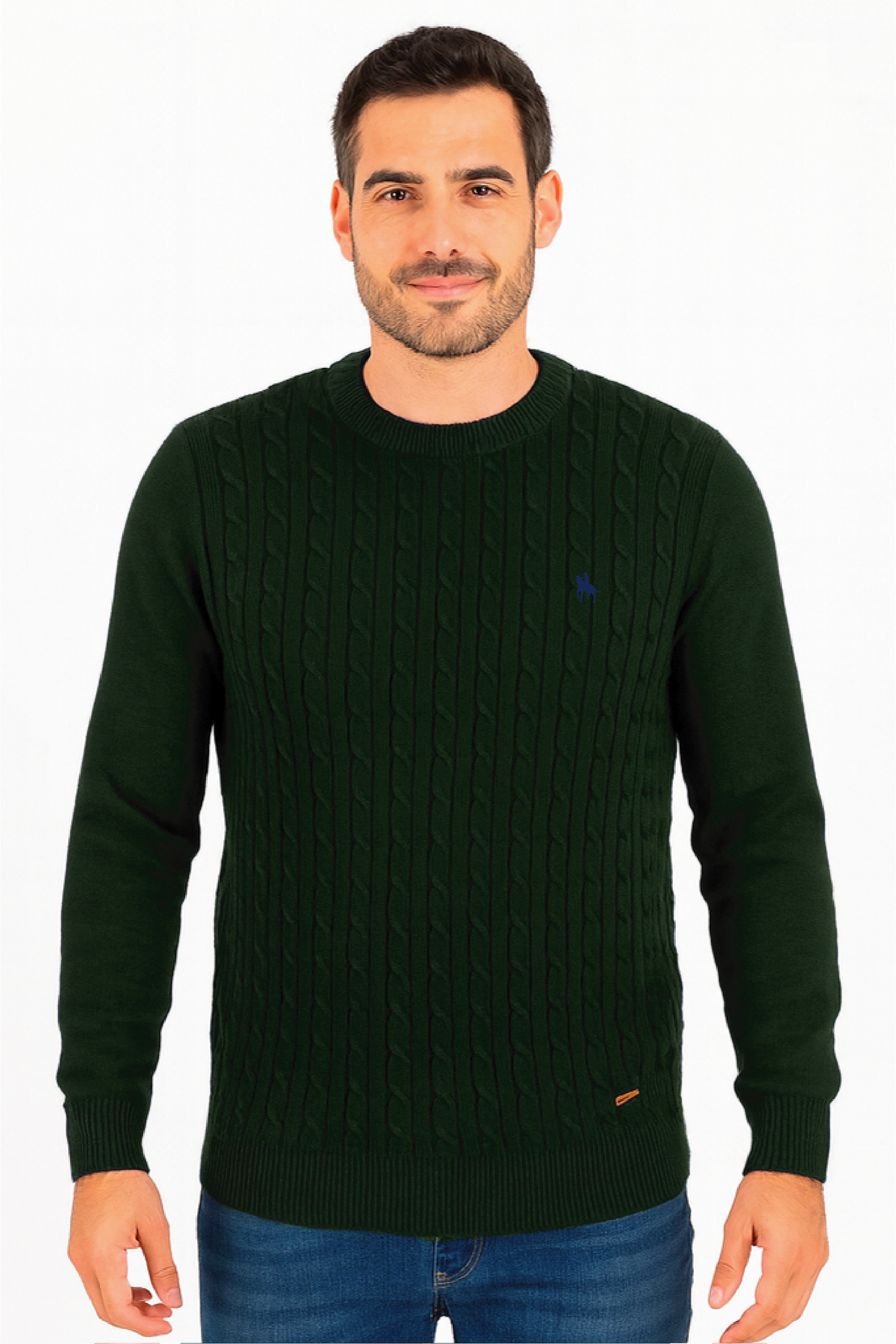 Jersey Rosso Trenzado Kaki