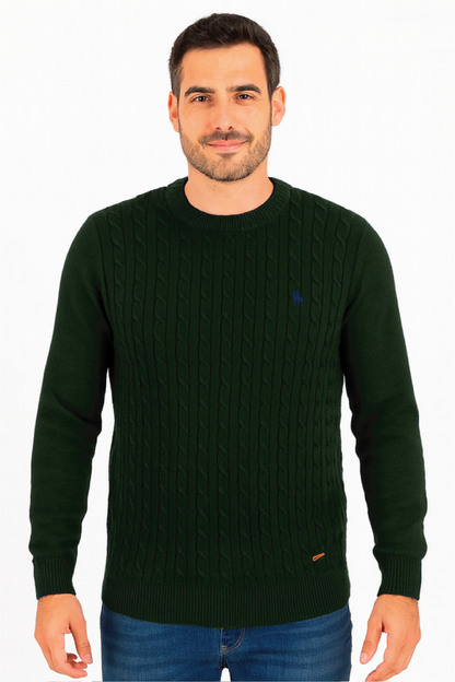 Jersey Rosso Trenzado Kaki