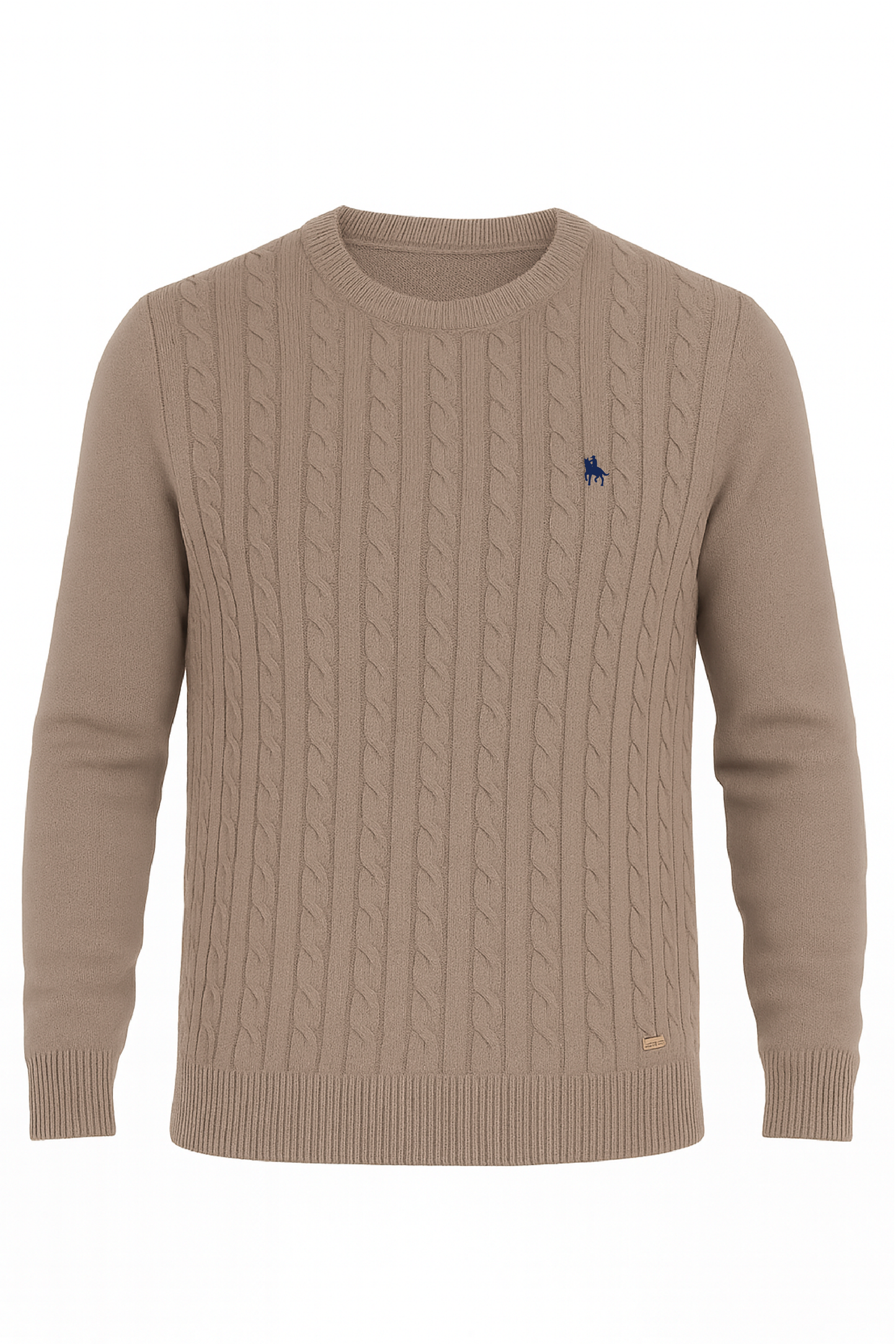 Jersey Rosso Trenzado Tostado