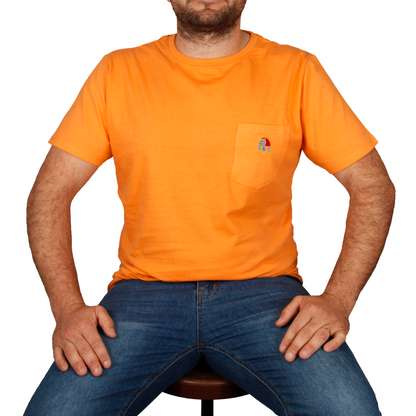 Camiseta lisa Naranja