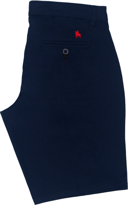 Conjunto camisa puntos marino con bermuda marino