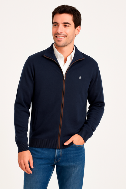 Chaqueta cerrojillo marino