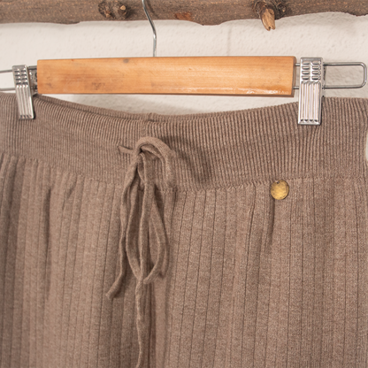 Pantalón Marrón de punto para Mujer