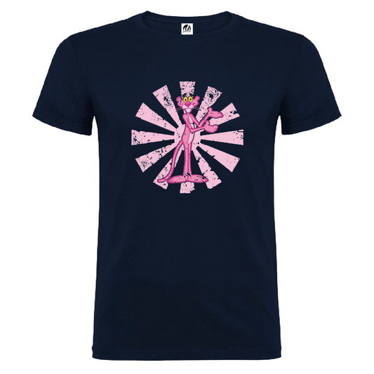 Camiseta Manga Corta Hombre Personalizada "Pantera Rosa"