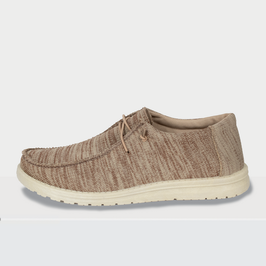 Zapatilla hombre Marrón jaspeado
