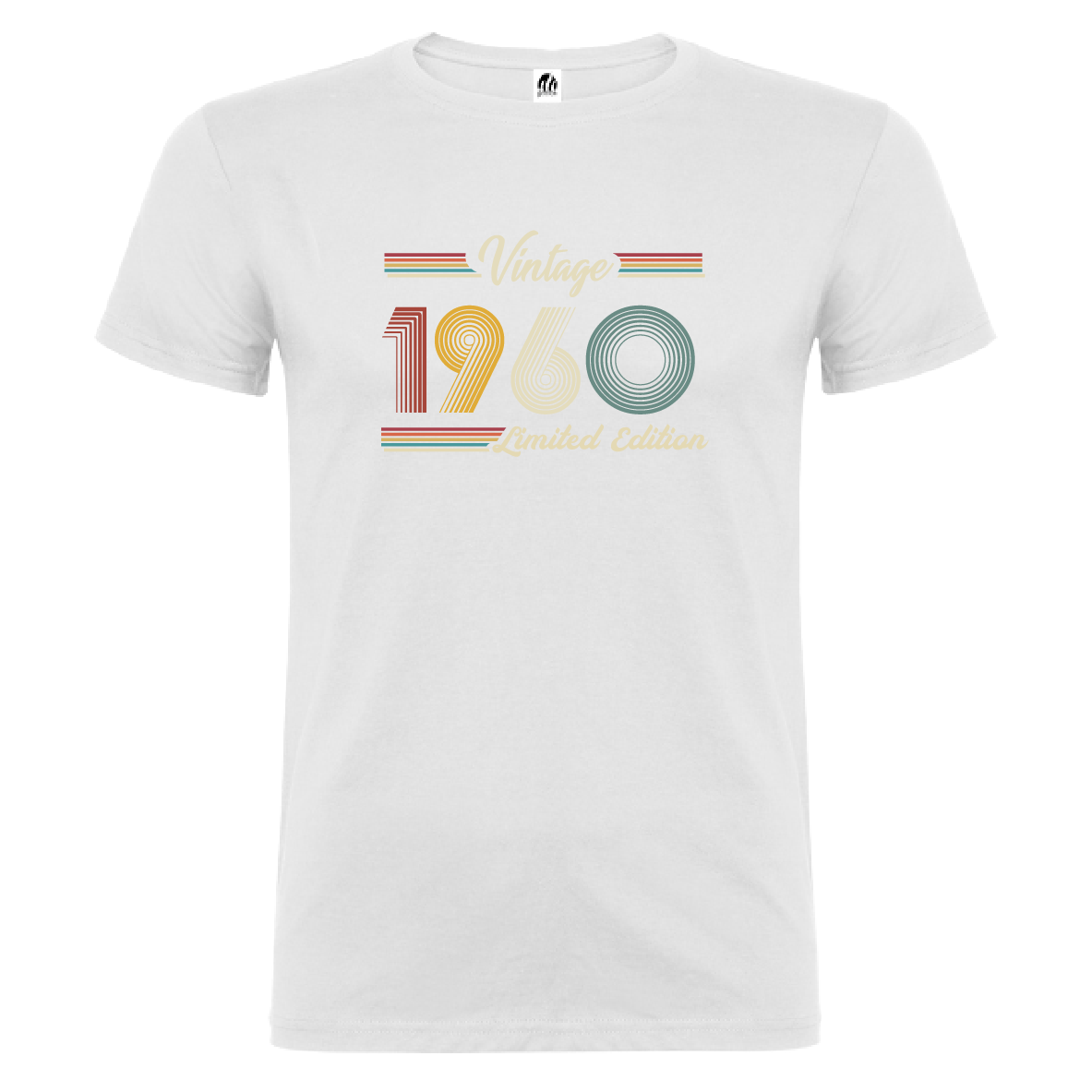 Camiseta Manga Corta Hombre Personalizada "1960"