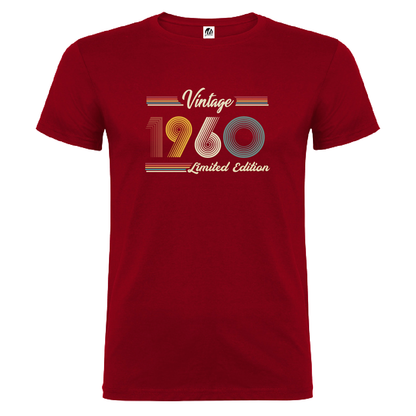 Camiseta Manga Corta Hombre Personalizada "1960"