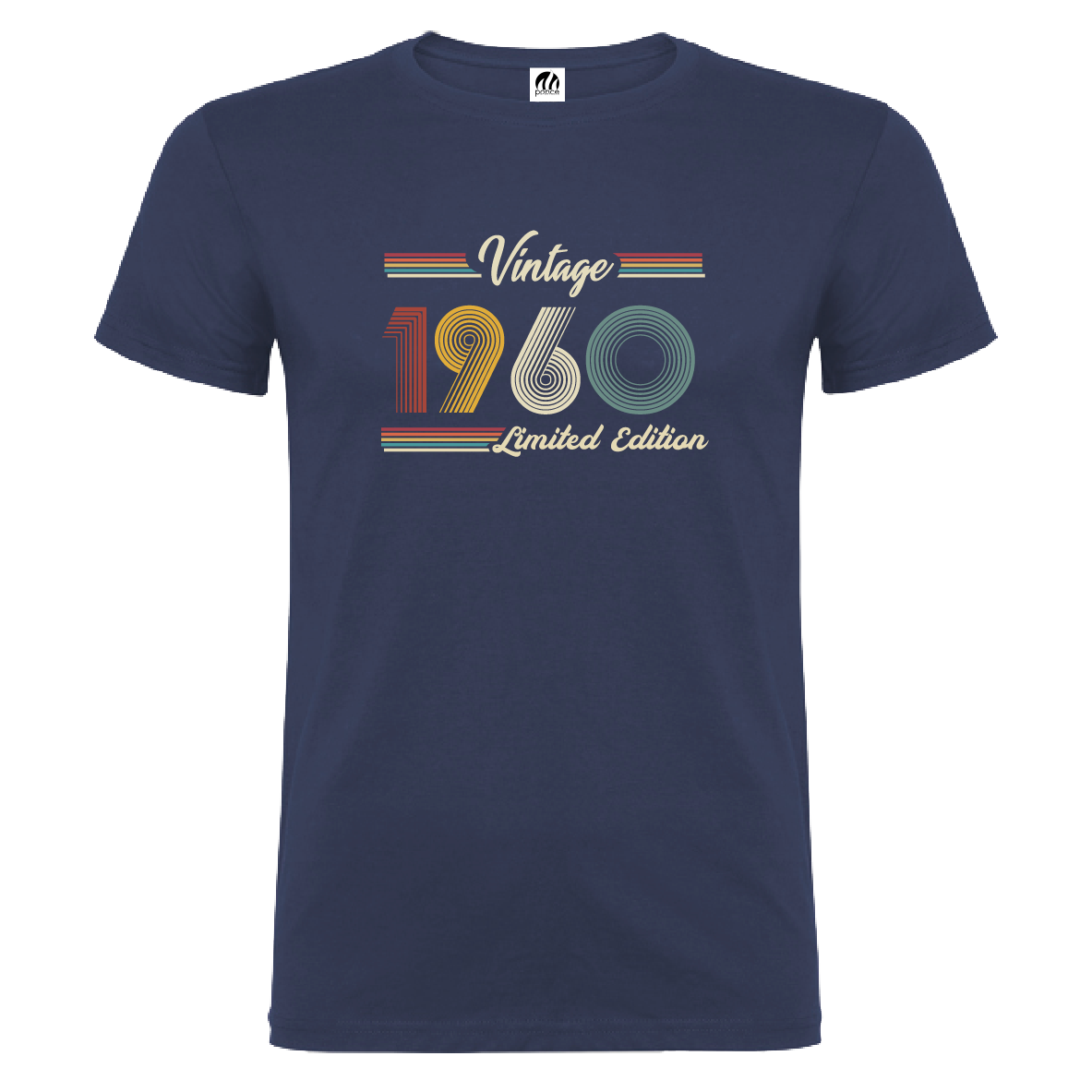 Camiseta Manga Corta Hombre Personalizada "1960"